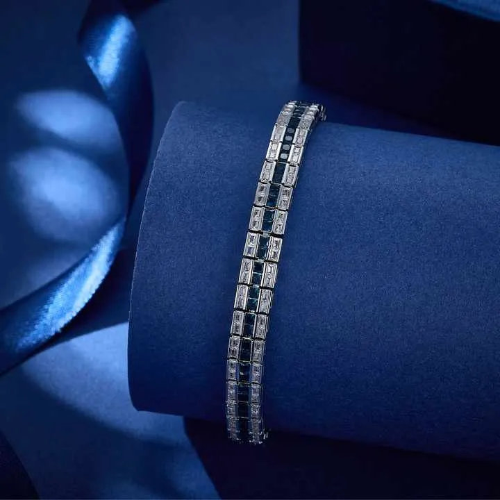سوار تنس نسائي عصري - Fashionable Women's Tennis Bracelet