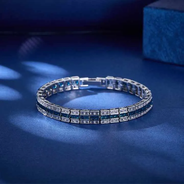 سوار تنس نسائي عصري - Fashionable Women's Tennis Bracelet