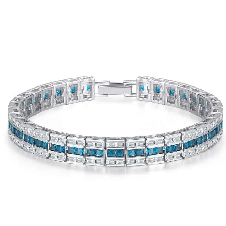 سوار تنس نسائي عصري - Fashionable Women's Tennis Bracelet