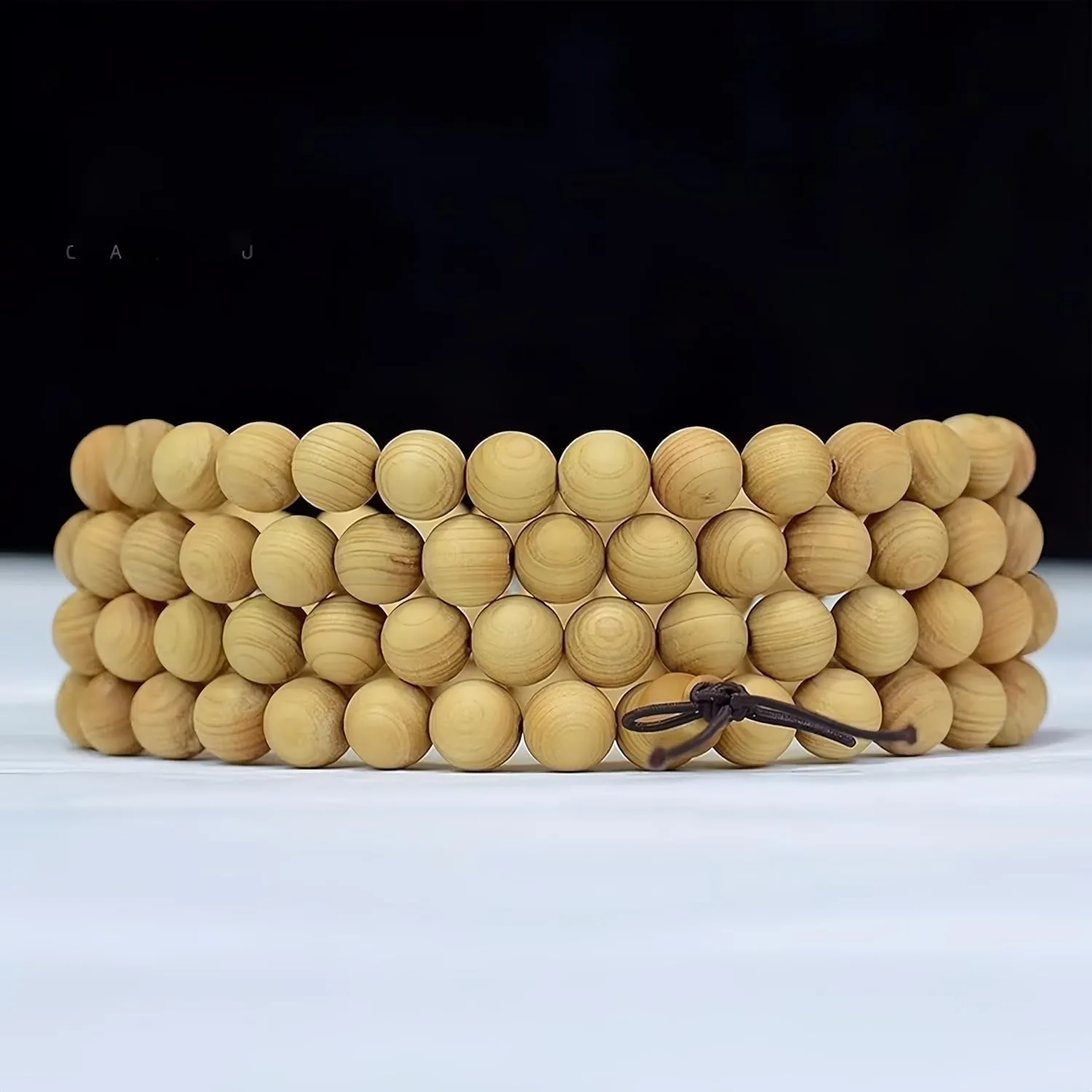 108 8mm Wooden Mala Necklace Bracelet for Men and Women, Prayer Meditation Buddhist or Wear Jewelry, for Gifts for Yourself or Friends and Family.