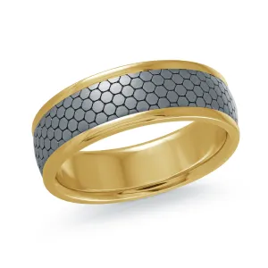14K Yellow Gold Ring from the Tantalum Collection by Malo - MRDTN-048-7Y