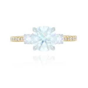 18ct Yellow Gold 1.70ct Diamond 3 Stone Ring