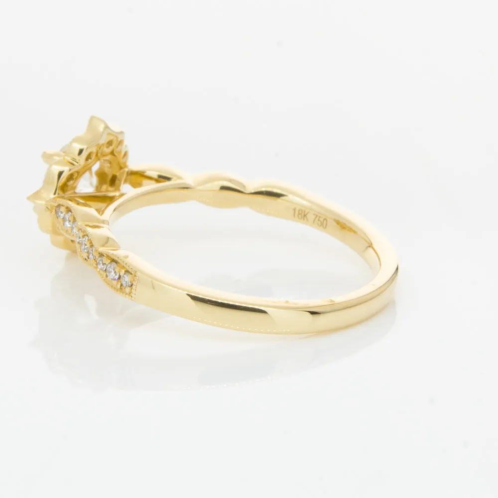 18ct Yellow Gold .50ct Diamond Paramount Ring