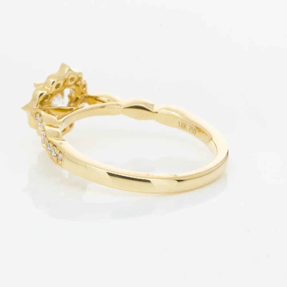 18ct Yellow Gold .50ct Diamond Paramount Ring