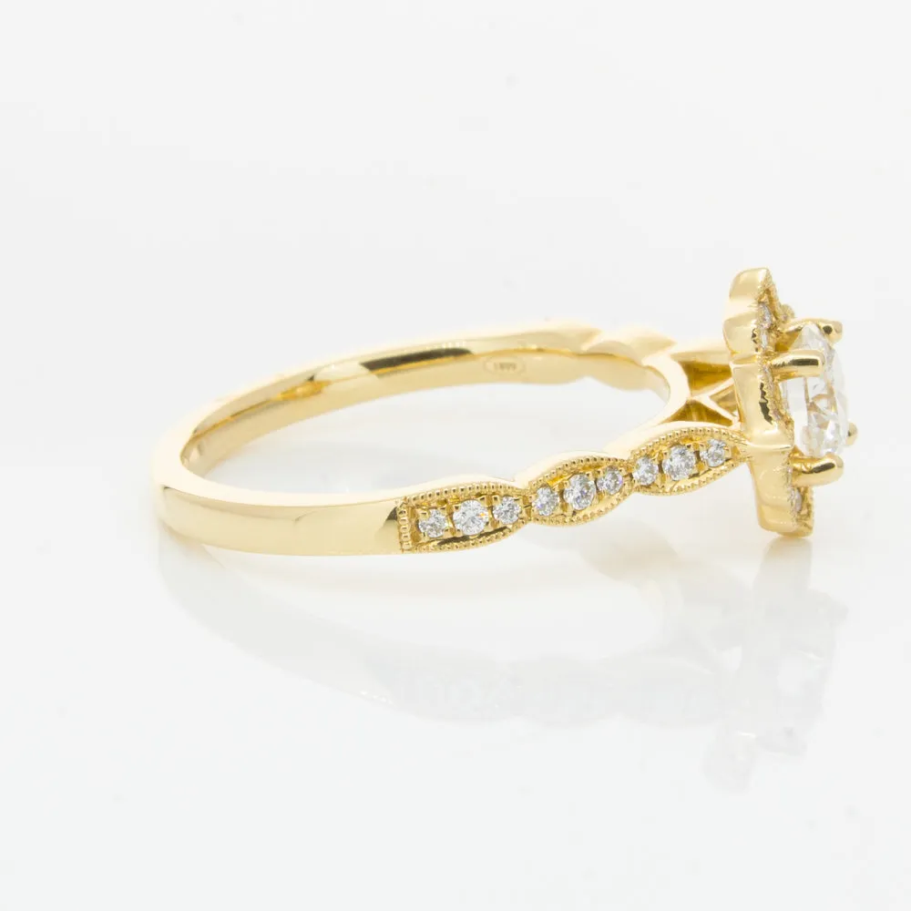 18ct Yellow Gold .50ct Diamond Paramount Ring