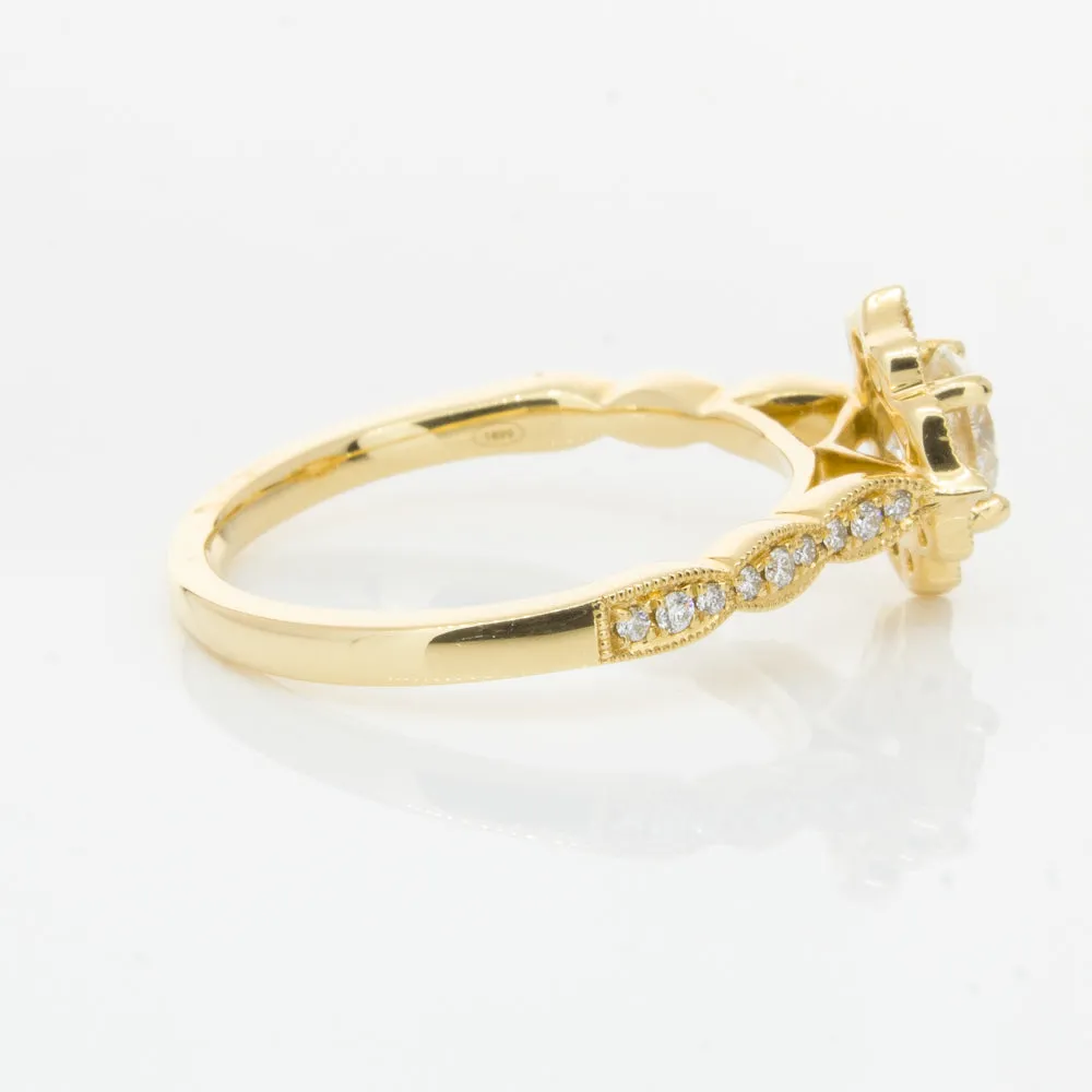18ct Yellow Gold .50ct Diamond Paramount Ring