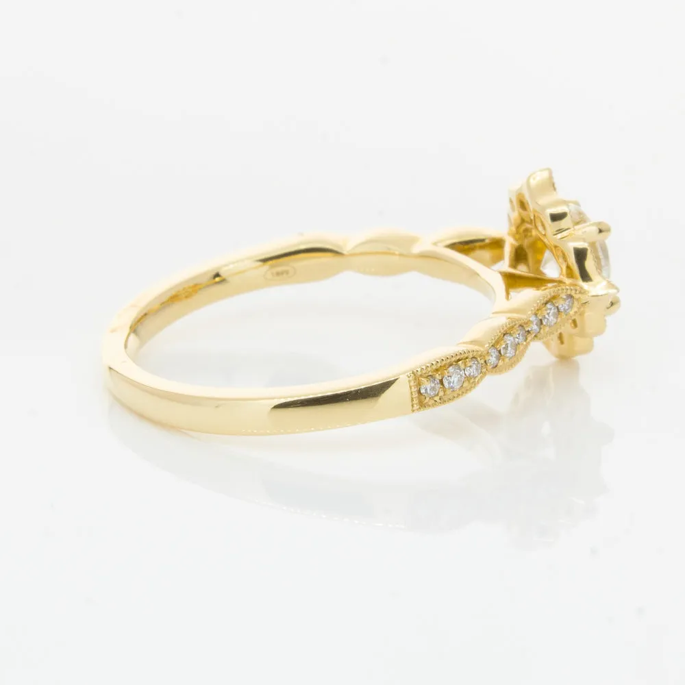 18ct Yellow Gold .50ct Diamond Paramount Ring