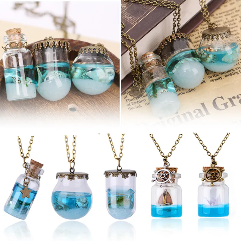 1Pc Ocean Glass Wish Mermaid Gift