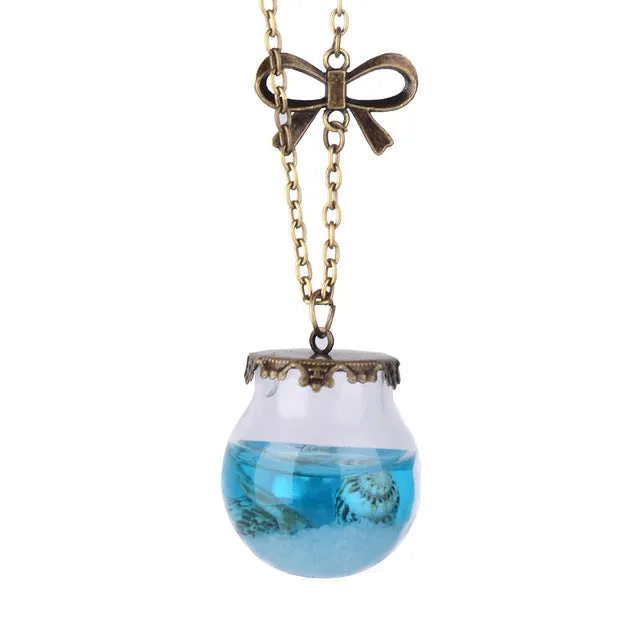 1Pc Ocean Glass Wish Mermaid Gift
