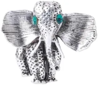 1pcs Elephant Nose Brooch For Women Alloy Animal Pins2.9 * 2.6cm
