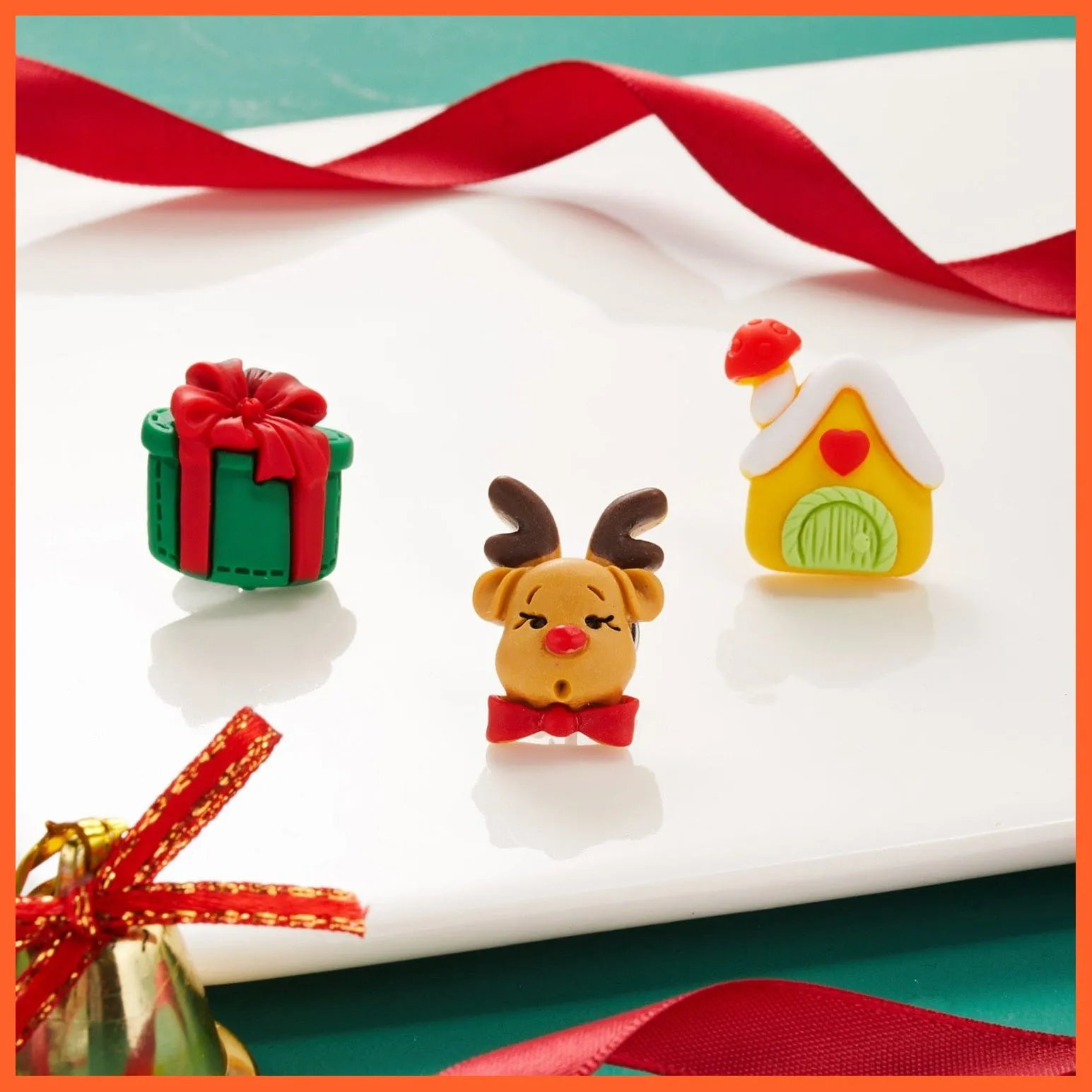 3Pcs/Set Merry Christmas Brooches | Socks Christmas Tree Elk Enamel Badge Small Brooch Pin