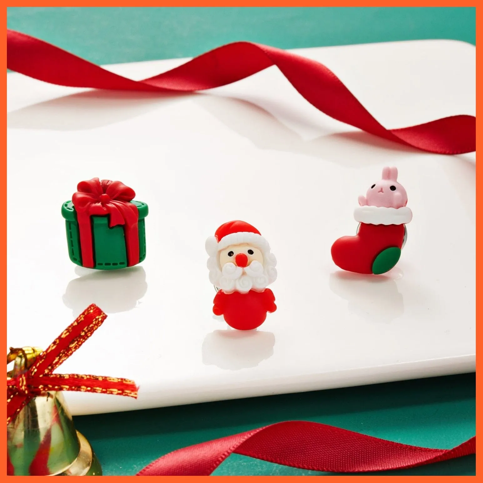 3Pcs/Set Merry Christmas Brooches | Socks Christmas Tree Elk Enamel Badge Small Brooch Pin