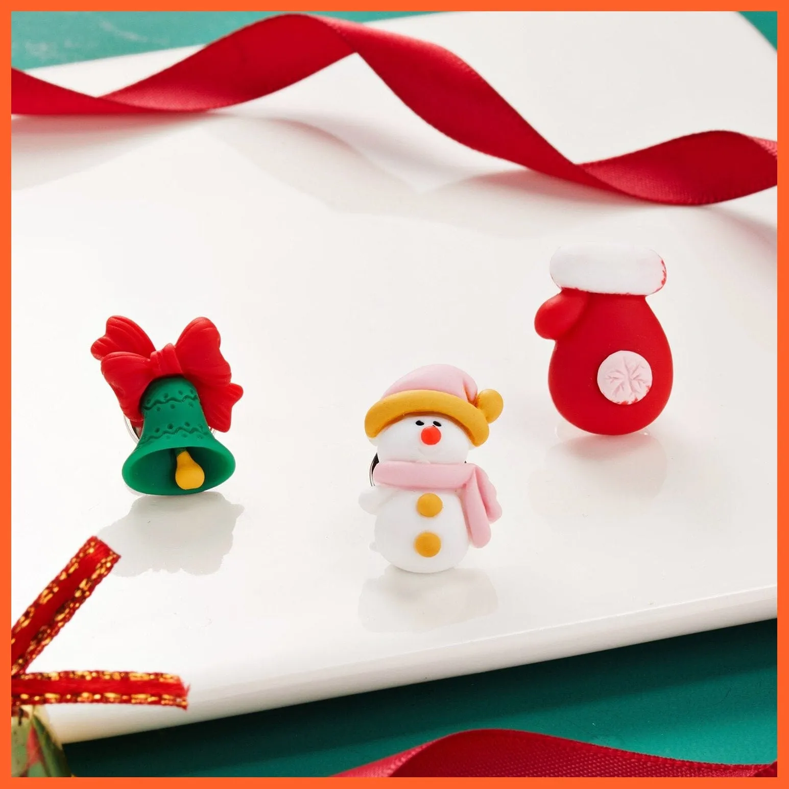3Pcs/Set Merry Christmas Brooches | Socks Christmas Tree Elk Enamel Badge Small Brooch Pin