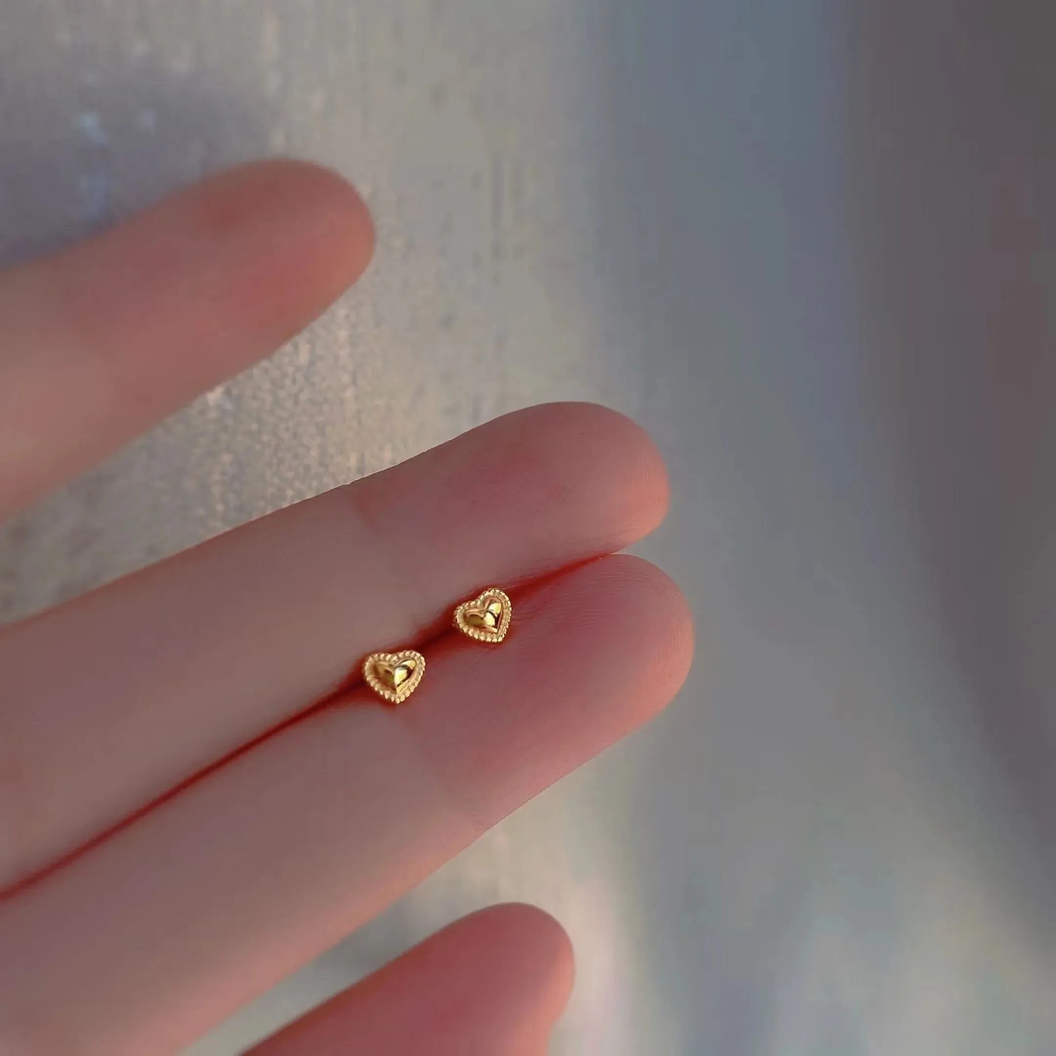 925 Silver Needle Shiny Zircon Butterfly Earring for Students