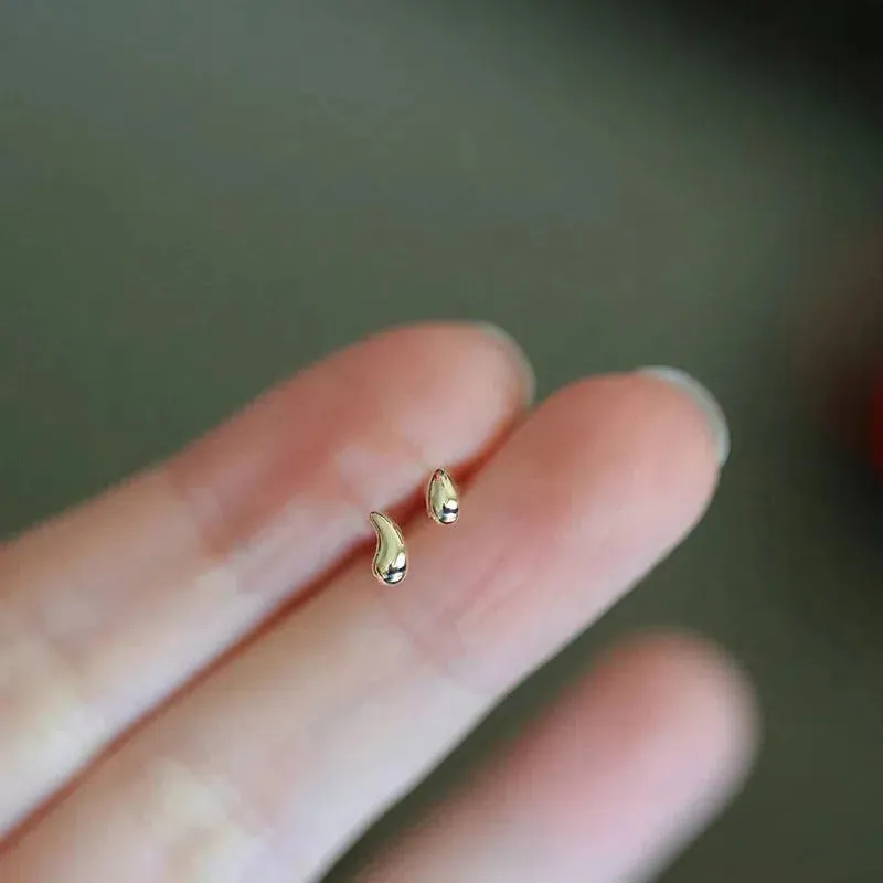 925 Silver Needle Shiny Zircon Butterfly Earring for Students