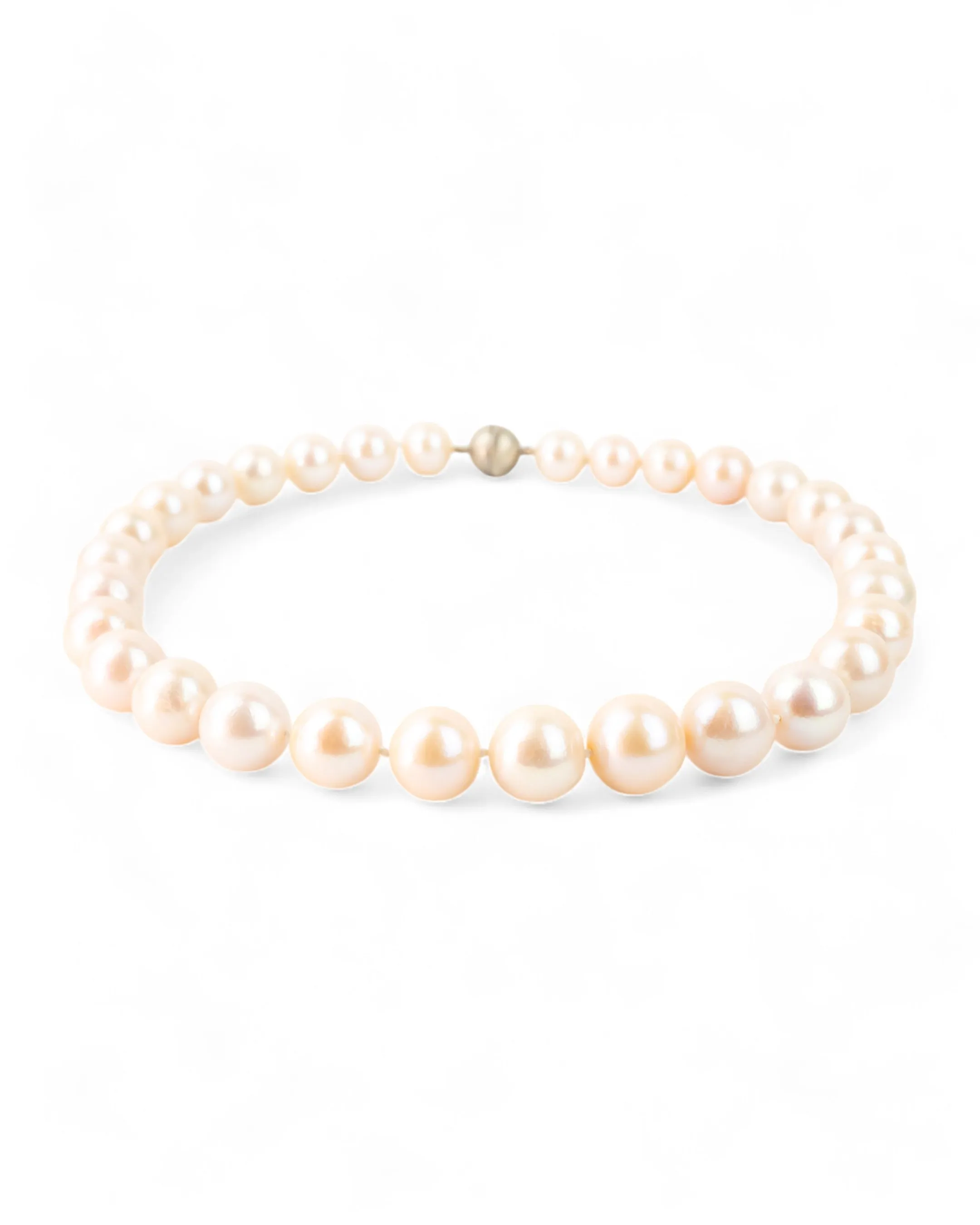 9ct Yellow Gold White Pearl Necklace