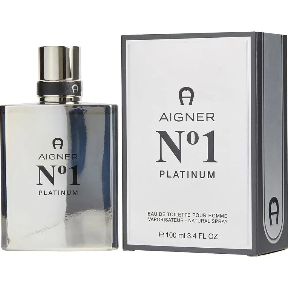 Aigner No. 1 Platinum Edt Spray by Etienne Aigner for Men - 100 Ml