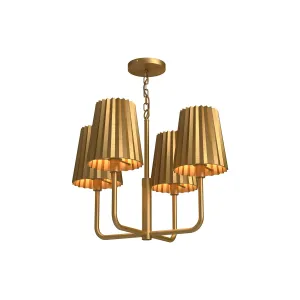 Alora Mood Plisse 23 Inch Chandelier