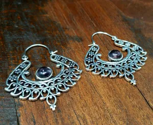 Amethyst Bohemian Earrings