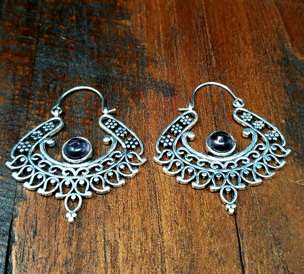 Amethyst Bohemian Earrings