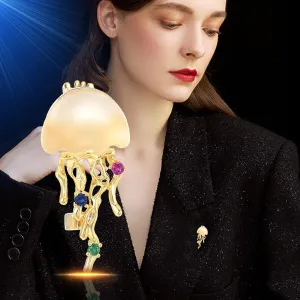 Animal Brooch for Women Elegant Animal Brooch Pin Gold Rhinestones Animal Lapel Pin Wedding Jewelry Dress Accessories for Wife Mom