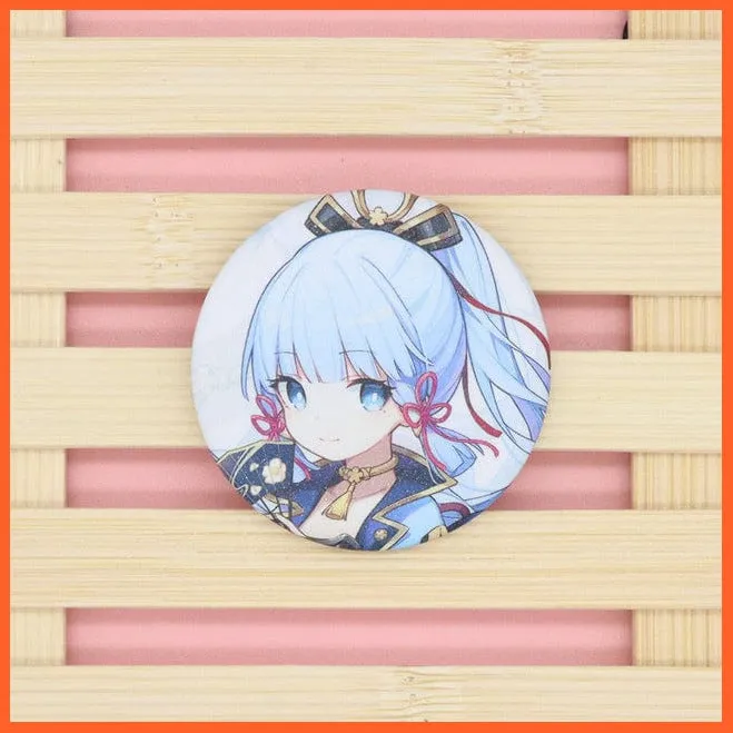 Anime Genshin Impact Cosplay Badge Brooches