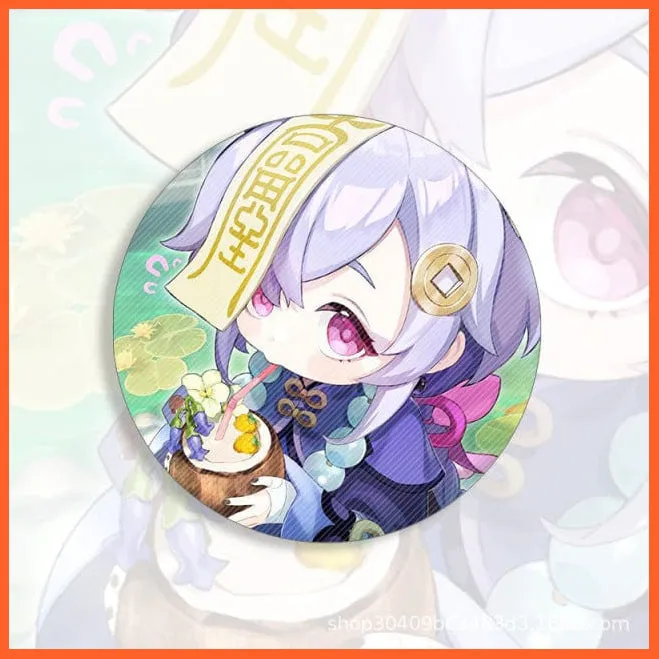 Anime Genshin Impact Cosplay Badge Brooches