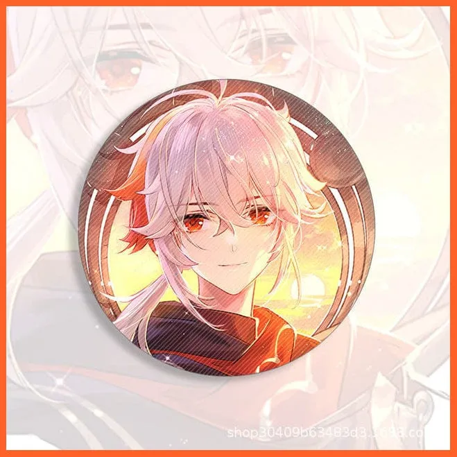 Anime Genshin Impact Cosplay Badge Brooches