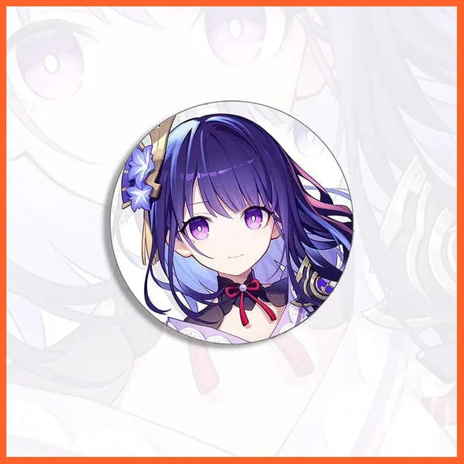 Anime Genshin Impact Cosplay Badge Brooches