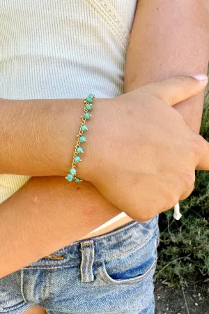Aquamarine Gemstone Bracelet