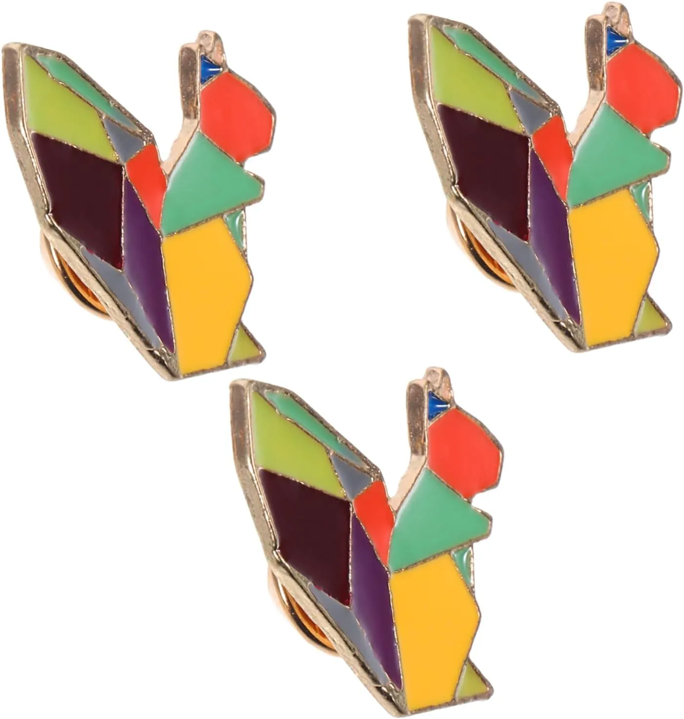 BESPORTBLE 3pcs Cute Cartoon Squirrel Enamel Brooch Pins Handmade Pin Badges for Clothing Bags Backpacks Jackets Hats Unique Accessory for Women