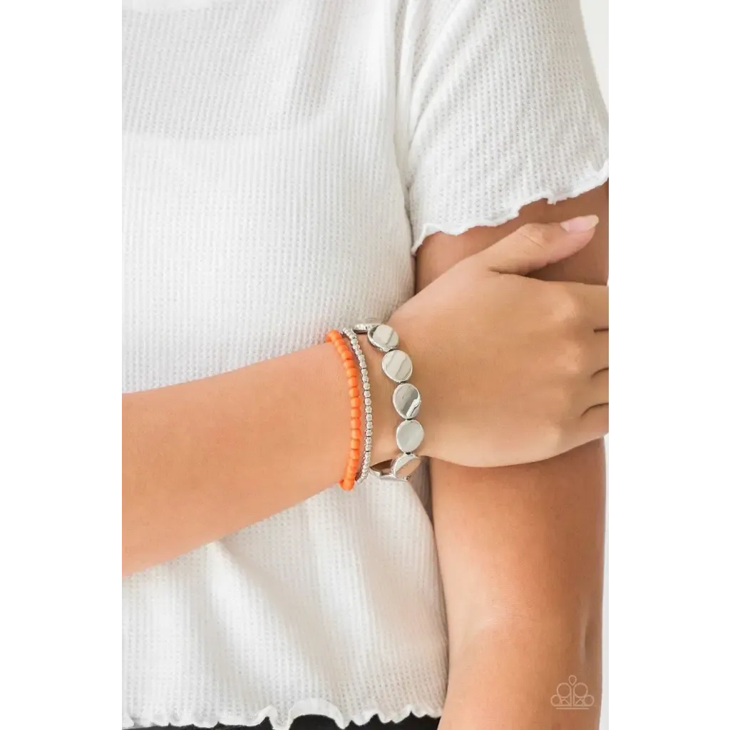 Beyond The Basics - Orange Bracelet