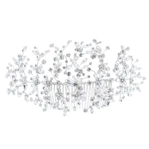 Big Crystals Bridal Wedding Soft Headband Hairband Tiara Hair Jewelry Accessories Hairpieces 0621R