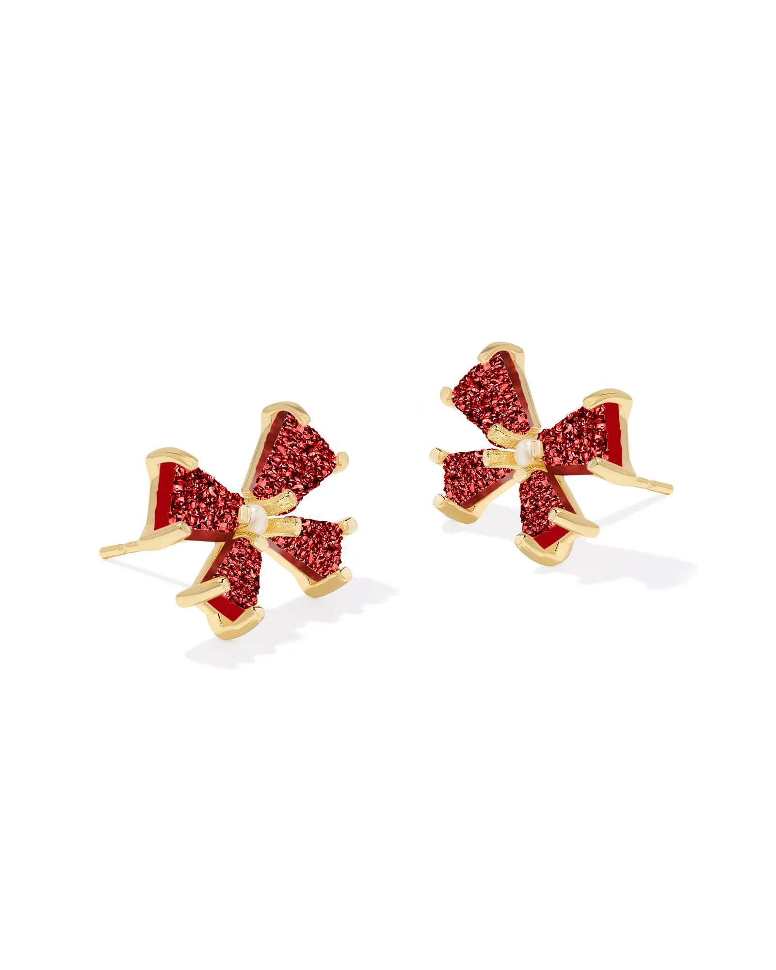 Blair Bow Bright Red Drusy