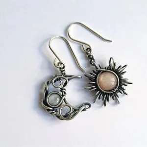 Bohemia Sun And Moon Earrings