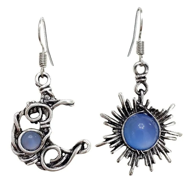 Bohemia Sun And Moon Earrings
