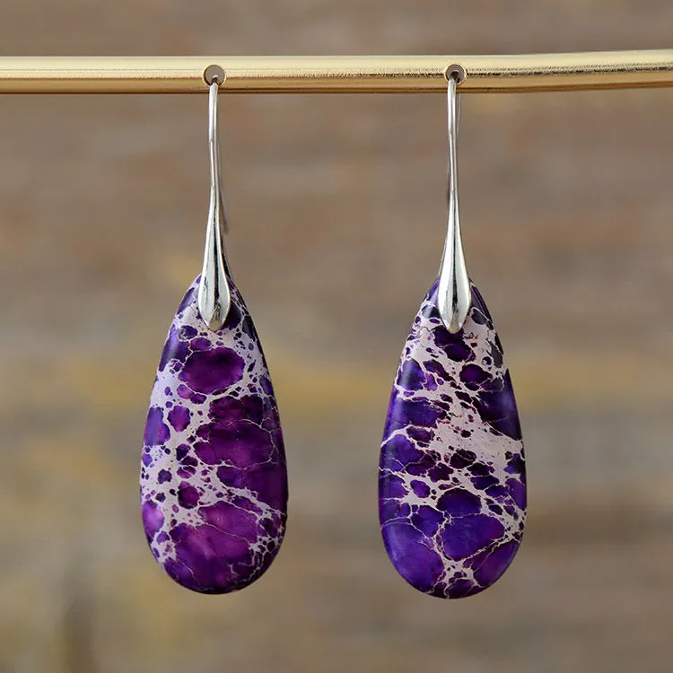 Bohemian Emperor Water Drop Stone  - The Nevermore Boho Earrings for Women
