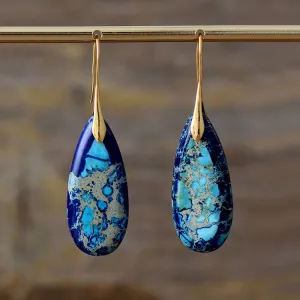 Bohemian Emperor Water Drop Stone  - The Nevermore Boho Earrings for Women
