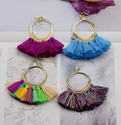 Bohemian Hoop Earrings