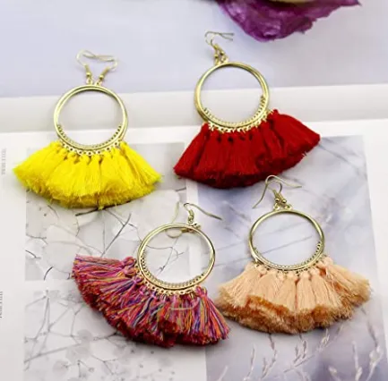 Bohemian Hoop Earrings