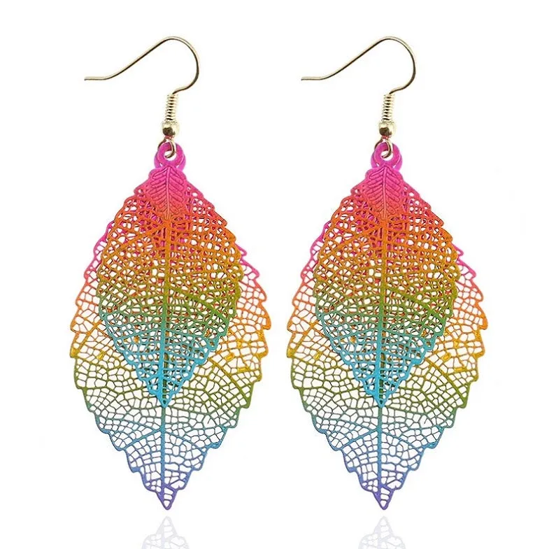 Bohemian Leaves Dangle Earrings