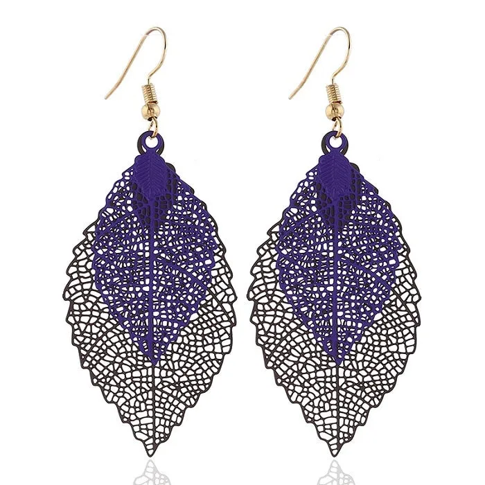 Bohemian Leaves Dangle Earrings
