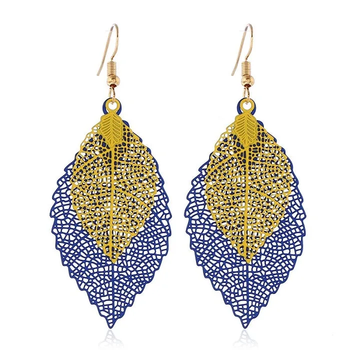 Bohemian Leaves Dangle Earrings