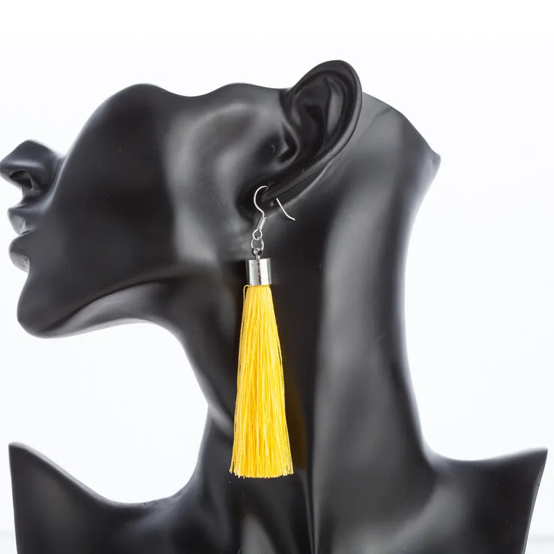 Bohemian tassel earrings