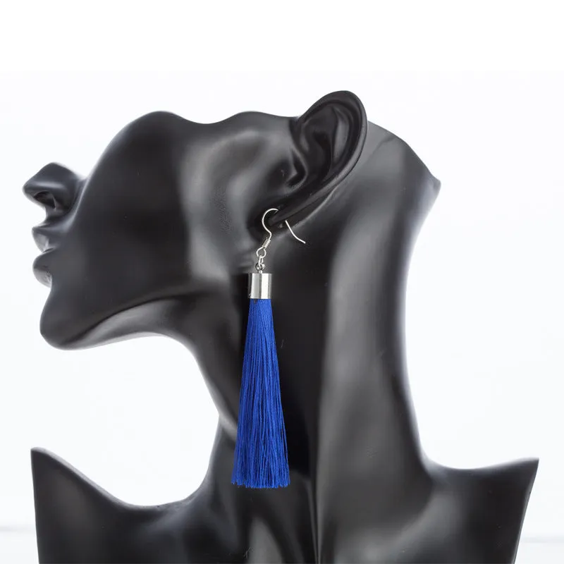 Bohemian tassel earrings