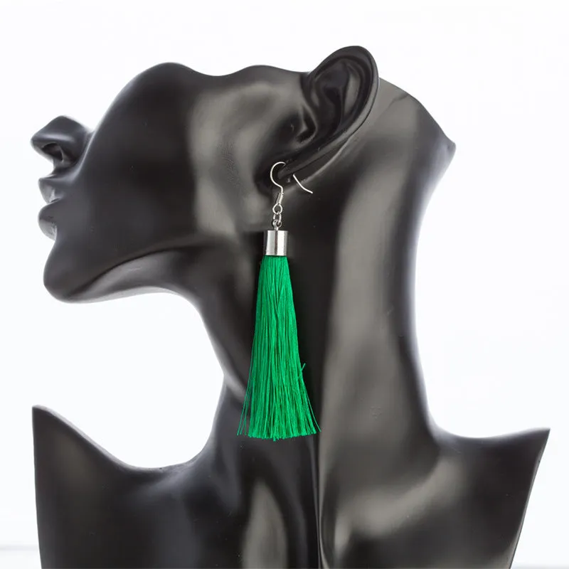 Bohemian tassel earrings