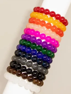 Bracelet - Glass Bead Stretch
