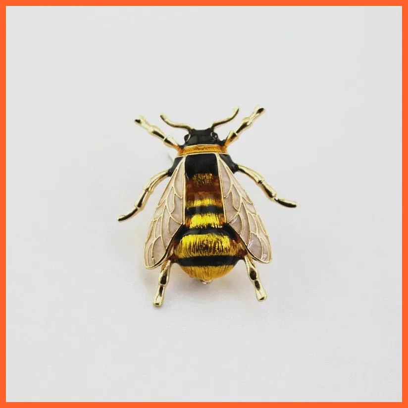 Bumblebee Brooches For Women | Yellow Bee Brooch Pins