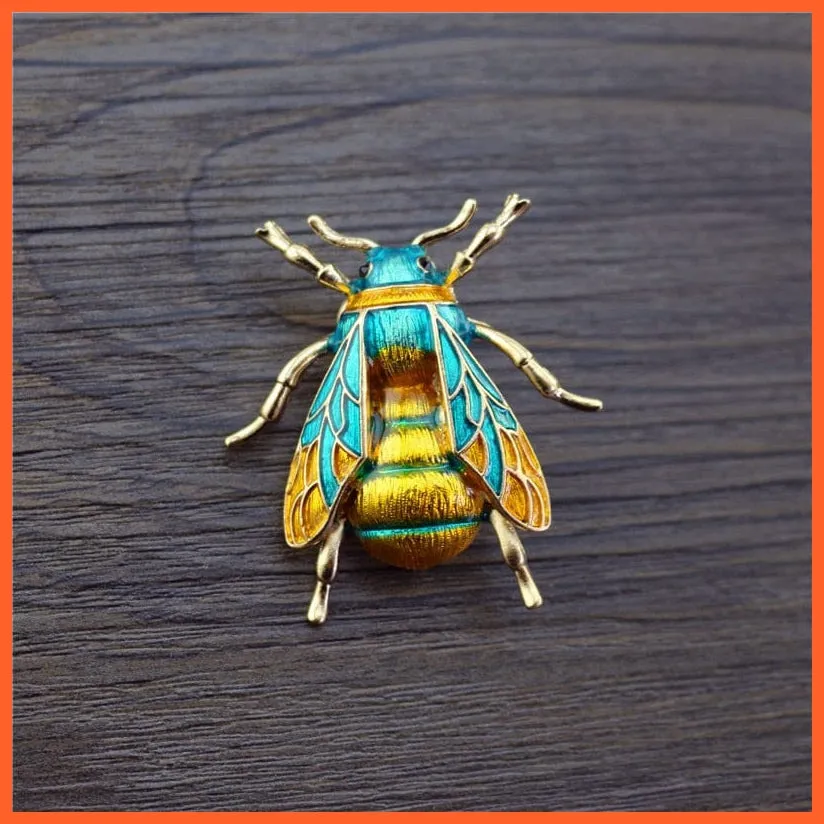 Bumblebee Brooches For Women | Yellow Bee Brooch Pins