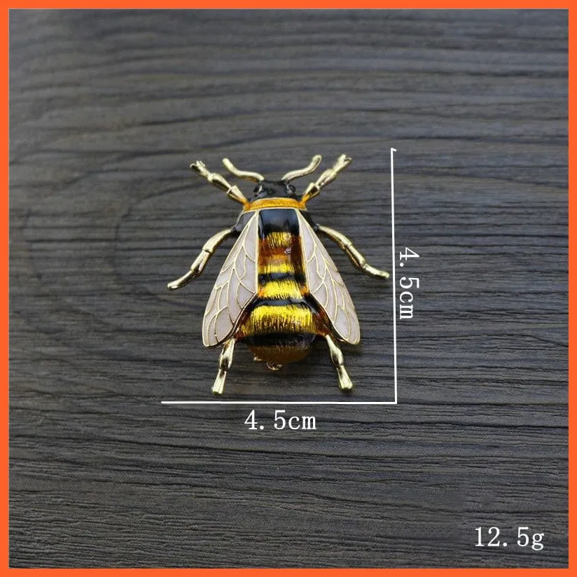 Bumblebee Brooches For Women | Yellow Bee Brooch Pins